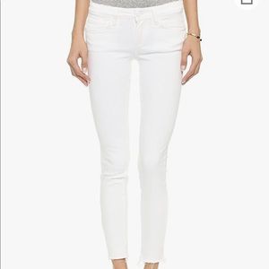 Paige Jeans | White Verdugo Ankle Jeans | 27